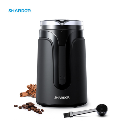 Il piccolo Burr Grinder Electric Mill Spice nero portatile di Shardor multifunzionale