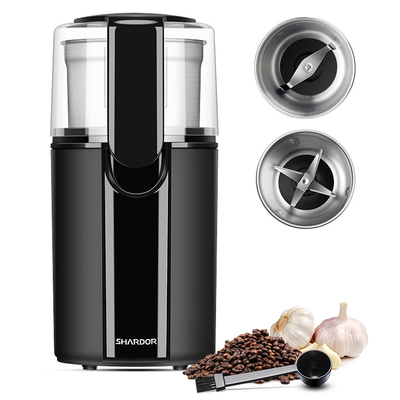 Smerigliatrice media Garlic Removable del mulino di caffè della polvere macchine del caffè della casa di 2 tazze 200W