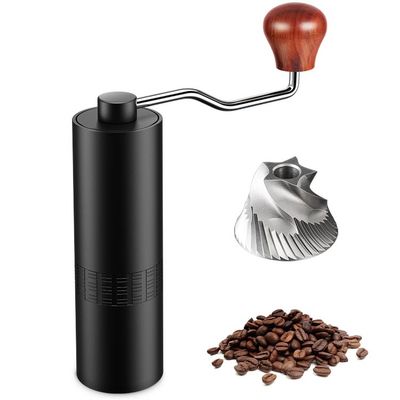 Portatile regolabile 28g di Burr Electric Handheld Coffee Grinder della manovella di legno