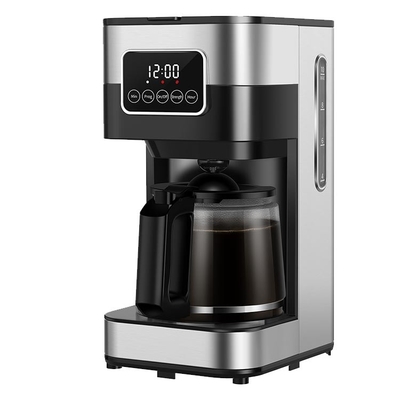 Macchina automatica del caffè americano del touch screen dell'OEM 10 tazze programmabili con la caraffa di vetro