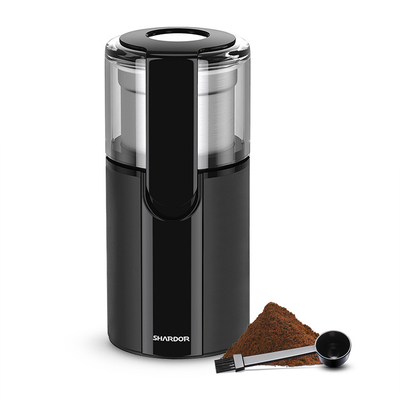 Spezia nera Mini Coffee Grinder elettrico 110V 220V grezzo o fine con la tazza di Removeable