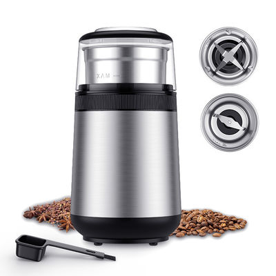 Caffè trasparente Bean Flat Burr Espresso Grinder della tazza della macchinetta del caffè SS304 del caffè espresso del coperchio