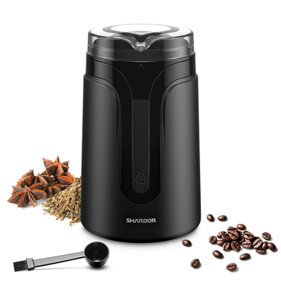 il piccolo nero dell'ABS di Machine SS304 del macinacaffè del caffè espresso 40g