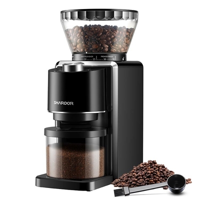 2 - Luce blu regolabile di Burr Coffee Grinder Safety Lock LED dell'anti casa statica di 12 tazze