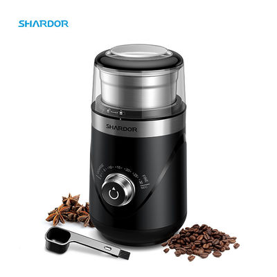 macchina di caffè espresso compatta cronometrante della ciotola smontabile della manopola dell'ABS ricaricabile del macinacaffè 150W