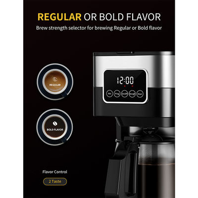 la macchina per caffè americano 900W tiene la macchina programmabile automatica calda 10 del caffè 12 tazze del tè