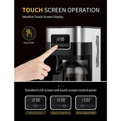 la macchina per caffè americano 900W tiene la macchina programmabile automatica calda 10 del caffè 12 tazze del tè