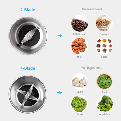 Smerigliatrice elettrica Machine Garlic Chopper Ginger Chilli Powder Grinding Machine della spezia della lama