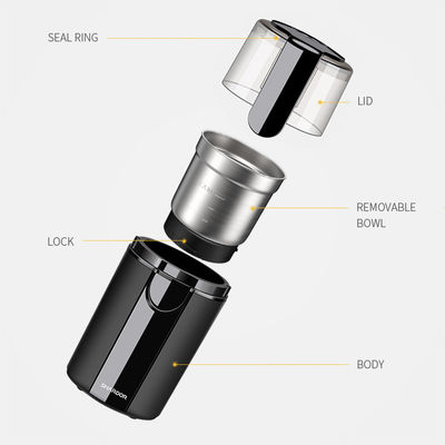 Acciaio elettrico CG628B di Removable Cup Stainless del macinacaffè della casa staccabile pulita facile