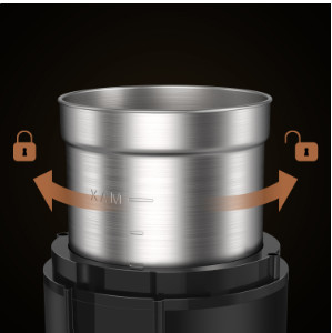 Operazione facile ETL della tazza della spezia della smerigliatrice del nero staccabile di Machine Nuts Grains