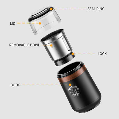 Cannella Mini Electric Espresso Maker, macchinetta del caffè automatica del prezzemolo di frantumazione di capacità 70g