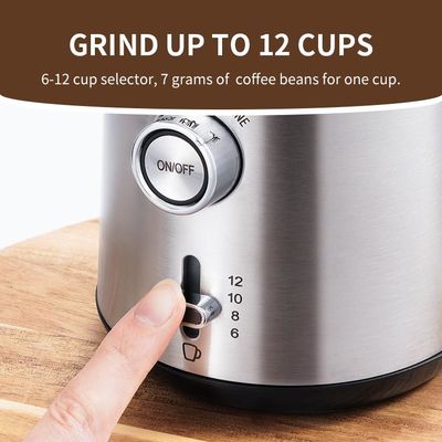 Capacità elettrica multifunzionale di UK Plug 80g del macinacaffè con la smerigliatrice Cup di Removeable