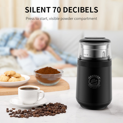 smerigliatrice a pile SS304 Logo Electric Black Pepper Grinder su ordinazione della spezia 70g
