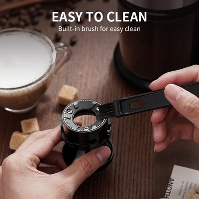 Serratura stridente Burr Flat Silver di Safty di 12 della tazza della lama regolazioni di Burr Coffee Grinder 16 elettrici