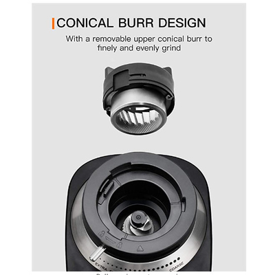 Regolazione conica elettrica della stampa 19 di acciaio inossidabile Burr Coffee Grinder Espresso Coffee