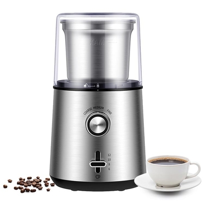SS304 Mini Espresso Coffee Machine Bean aromatizza il mulino stridente