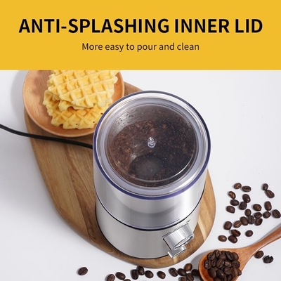 SS304 Mini Espresso Coffee Machine Bean aromatizza il mulino stridente