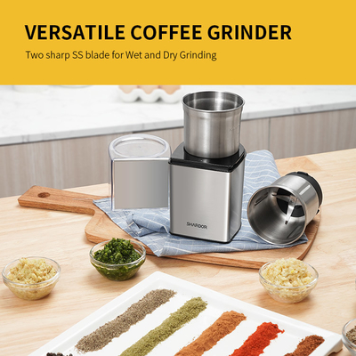 70g caffè senza cordone ricaricabile Bean Grinder With Removable Cups del macinacaffè 200W