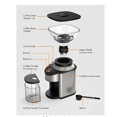 Regolazione automatica di progettazione 19 della macchina per caffè americano SS304 del caffè espresso 200W nuova