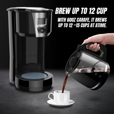 Una macchinetta del caffè bianca programmabile automatica calda di 12 tazze 1.8L della macchina per caffè americano della casa di CM515B