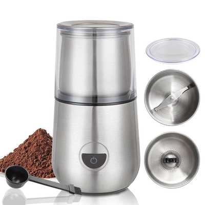 2 in 1 SUS su ordinazione staccabile 304 del macinacaffè sbattono il latte Frother di frantumazione della schiuma del latte