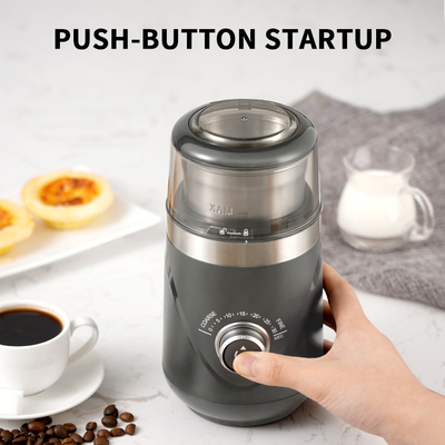 Mini Bean Custom Coffee Grinder Coarse o tazza smontabile fine Burr Mill elettrico