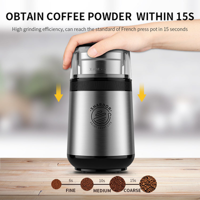multi macchina funzionale SS304 Burr Grinder Coffee Maker smontabile del caffè 150W
