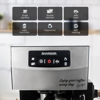 Macchine di caffè espresso multifunzionali del caffè del cappuccino dell'One Touch 1450W della macchina del caffè del ODM dell'OEM