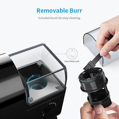 Macchina per la frantumazione del caffè di Mini Black Burr Coffee Grinder 100W per la casa