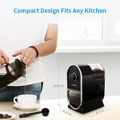Macchina per la frantumazione del caffè di Mini Black Burr Coffee Grinder 100W per la casa