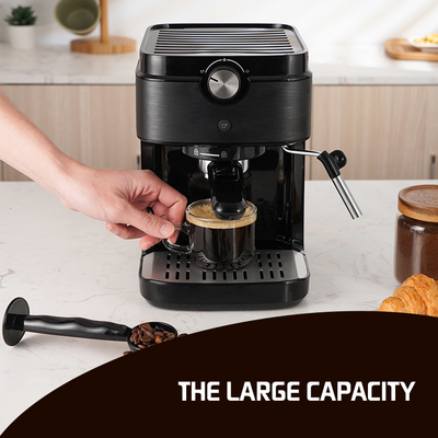 caffè espresso multifunzionale Burr Grinder tenuto in mano elettrico della macchina 1300W del caffè 0.9L