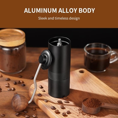 Logo di Precise Portable DIY del macinacaffè di Burr Espresso Stainless Steel Manual