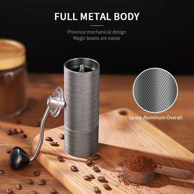 Caffè Bean Hand Grinder Tool Set di uso della casa dell'OEM Mini Professional Manual Coffee Grinder