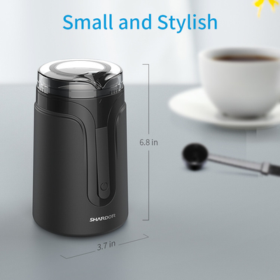 il piccolo nero dell'ABS di Machine SS304 del macinacaffè del caffè espresso 40g