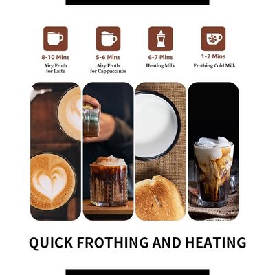 Latte staccabile automatico intelligente freddo e riscaldato di Frother del caffè espresso