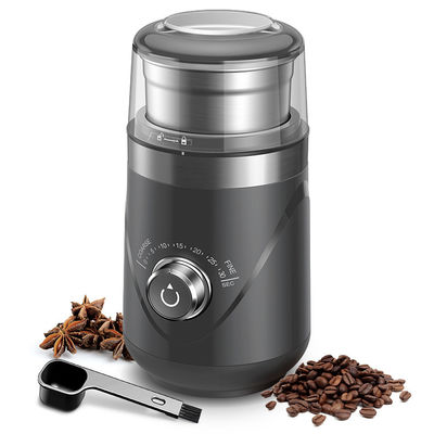 Caffè tenuto in mano Bean Grinder di Grey Electric Coffee Grinder SS304 150W