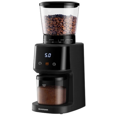275g caffè espresso Burr Coffee Grinder Automatic Anti-Static conico elettrico